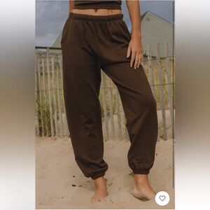 Daily Drills Brown Track Pants